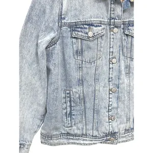 Old Navy Womens Sherpa Lined Denim Trucker Farm Ranch Chore Jacket Cotton XL thumbnail 11