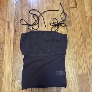 Brown Wild Fable tie tank top thumbnail 2