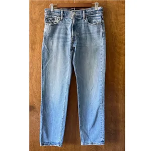 Abercrombie & Fitch 30/30 90's Straight Vintage Stretch Jean Casual Streetwear thumbnail 2