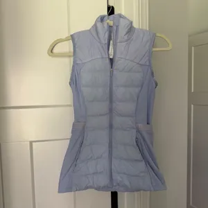 Lululemon Down For It All Vest‎ Lavender Dusk Purple Blue W4AQLS thumbnail 4