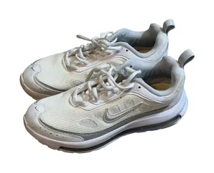 Nike Air Max AP Sneakers Womens 8 White Silver CU4870-102 Running Shoes Gym thumbnail 1