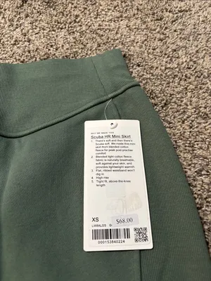 Lululemon Scuba HR Mini Skirt size XS NWT thumbnail 2