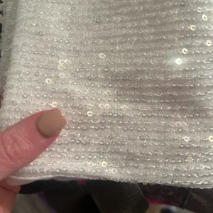 Pulse bright white Sequin Camisole size large thumbnail 4