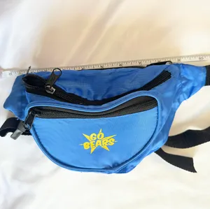 Cal Tri Delta Rare UC Berkeley Cal "Go Bears" Fanny Pack / Everywhere Belt Bag - Blue/Yellow - 1L thumbnail 4