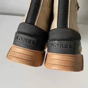SOREL Brex Waterproof Lace Winter Fall Boot Sandy Tan Black Chunky Sole Size 7 thumbnail 8
