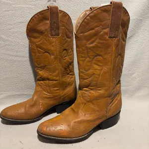Western Cowboy Pull On Tejas Boots approx. size 7 thumbnail 3