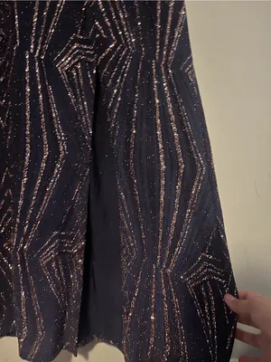 Enfocus Studio Black Sequin Mesh Maxi Dress thumbnail 4