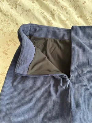Halara Blue Cordoroy Skirt thumbnail 3