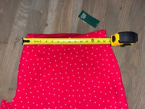 A New Day NWT Wild Fable Red Heart Print Ruffle Midi Skirt XS Coquette Romantic thumbnail 7