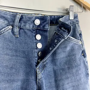 We the Free People‎ Jeans Womens 25 Blue Distressed Cropped Button Fly Stretch thumbnail 8