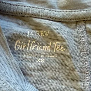 NWT J.Crew Short Sleeve Girlfriend Tee Sky Blue Sz XS sold out online thumbnail 7