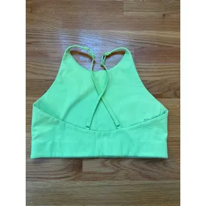 Girlfriend Collective Topanga Sports‎ Bra Size Large Neon Yellow thumbnail 2