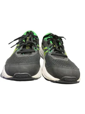 Asics Contend 8 wms black green leather fabric low sneakers sz 6.5 SKU 10-142 thumbnail 11