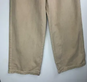 NWT ZARA Marine Culotte Crop Pants Jeans Sz 4 Sand Beige thumbnail 8