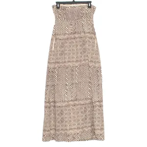 Edme & Esyllte Dress Boho Coastal Grandma Eclectic Earthy Festival Maxi Brown 2 thumbnail 2