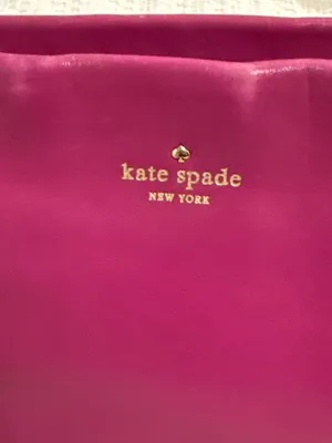 Kate Spade New York Hot Pink Leather Crossbody Bag with Floral Lining thumbnail 2