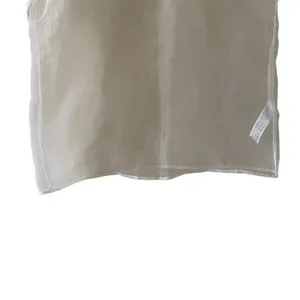 Zara White Sheer Rib Sleeveless Women’s Crewneck SZ L #1696 thumbnail 4