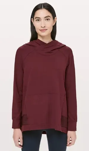 🍋 LULULEMON Starting Place Hoodie in Garnet Size 6 thumbnail 1
