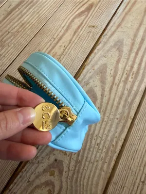 Stoney Clover Lane x Target daisy patch clear circle pouch in light blue thumbnail 5
