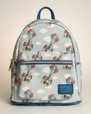 Loungefly Disney Pixar Up House Balloons Mini Backpack Soft Tag thumbnail 1