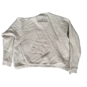 Abercrombie Vintage Y2K Beige Tan Wool Rabbit Cashmere Beaded Rhinestone Shrug Crop Sweater thumbnail 4