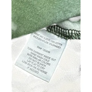 Wallflower Green Knit Top XL NWT Sheer‎ Mesh Back Short Sleeve Special Dye Boho thumbnail 5