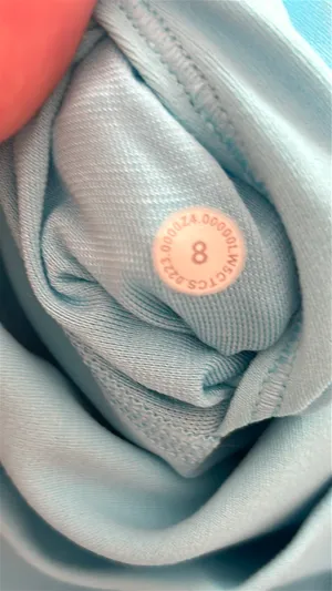 Aqua Blue Lululemon Leggings Size 8 thumbnail 3