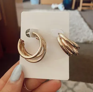 Gold Hoop Earrings thumbnail 1