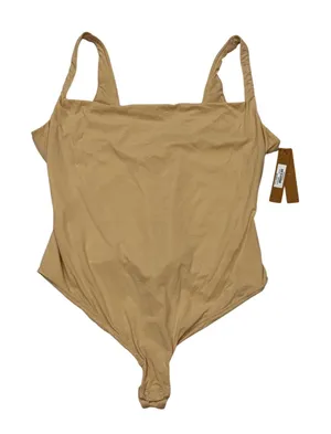 NEW SKIMS Slimming Tank Sand Square Neck Bodysuit Size 2X Minimalist‎ Capsule thumbnail 1