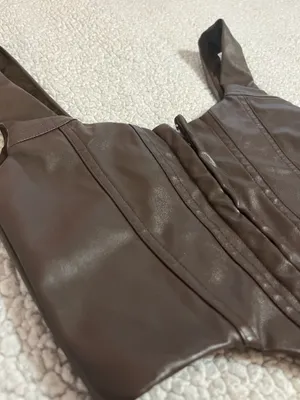 Princess Polly Tatum Faux Leather Corset Top thumbnail 7