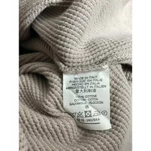 Brandy Melville Beige Taupe Waffle Knit Long Sleeve Henley Thermal Crop Top S/M thumbnail 6