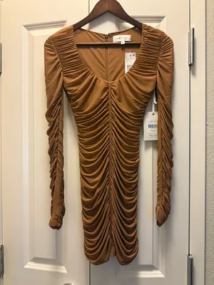 NWT Ronny Kobo‎ scoop neck mini dress size XS thumbnail 5