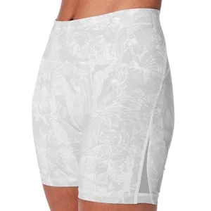 Size 8 Lululemon Train Times Short 6" Inseam Eternal Wave White / White thumbnail 2