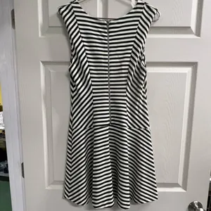 Free People Black and White Striped Dress - Medium - EUC thumbnail 2
