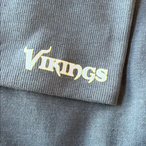 National Football League Minnesota Vikings Gray Scarf with beanie and hidden pocket NWT unisex thumbnail 5