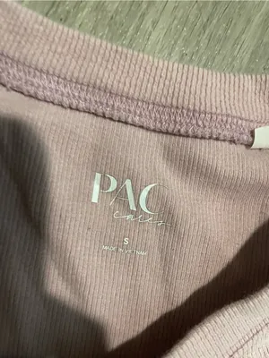 PacSun Light Pink Ribbed Crop Top thumbnail 2