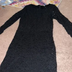 Zara black lace dress M‎ thumbnail 4