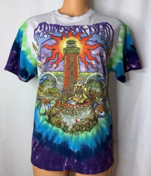 Greatful dead t shirt Purple Size M thumbnail 1
