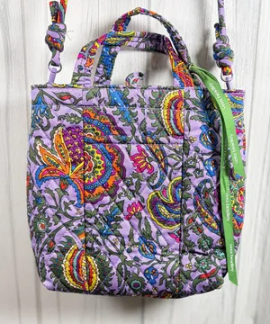 VERA BRADLEY Mini Original Tote in French Paisley Fall 2020 New Condition thumbnail 1