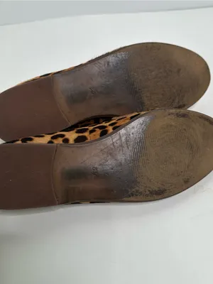 Madewell Alex Loafers Leopard Print Calf Hair Flats Size 8.5 Style AA199 thumbnail 7
