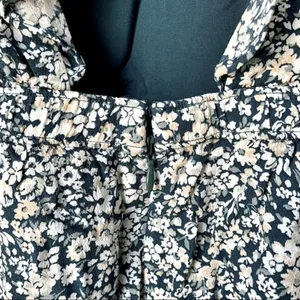 Abercrombie & Fitch Floral Print Open-Back Romper, Size XXS, NWT thumbnail 8