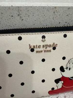Kate Spade New York & Disney Minnie Mouse Large Continental Wallet K4759 thumbnail 3