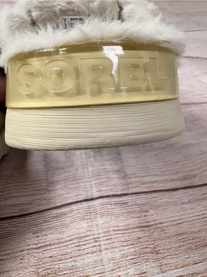 Sorel Sz 7M Tan/Beige Viibe Clog Suede Cozy Slip On Platform Mules thumbnail 9