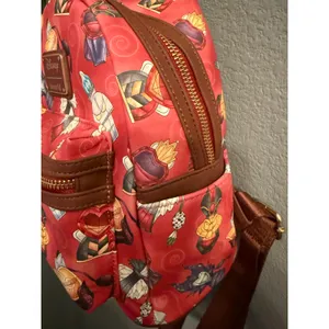 Loungefly Disney Villains Perfume Bottles Mini Red Backpack BoxLunch Exclusive thumbnail 5