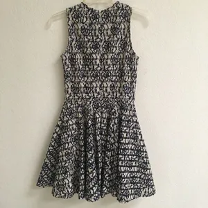 Maison Jules sleeveless navy lace overlay dress XS‎ thumbnail 6
