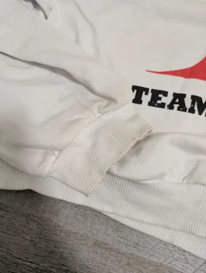 Divided By H&M Justin Bieber Team Bieber White Cropped Hoodie Size Medium thumbnail 4
