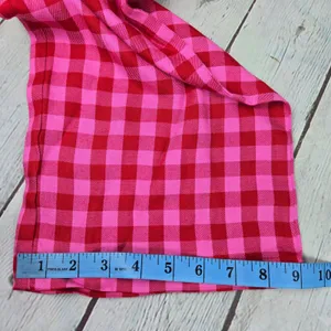 Roudelain Pink Red Gingham Pajama Pants Womens Small NWT EMJN341M thumbnail 9
