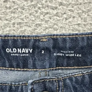 Old Navy High Rise Baggy Wide Leg Jeans Y2K Skater Retro Women's 2 x 29 thumbnail 4
