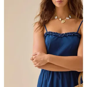 NEW Altar’d State Navy Blue Maxi Dress Size XL Available NWT thumbnail 3