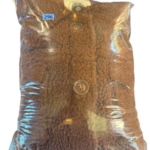 Cozy Brown‎ Teddy Jacket Brown Size XL thumbnail 7